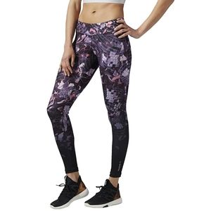 Reebok shattered glam disco ball dance leggings